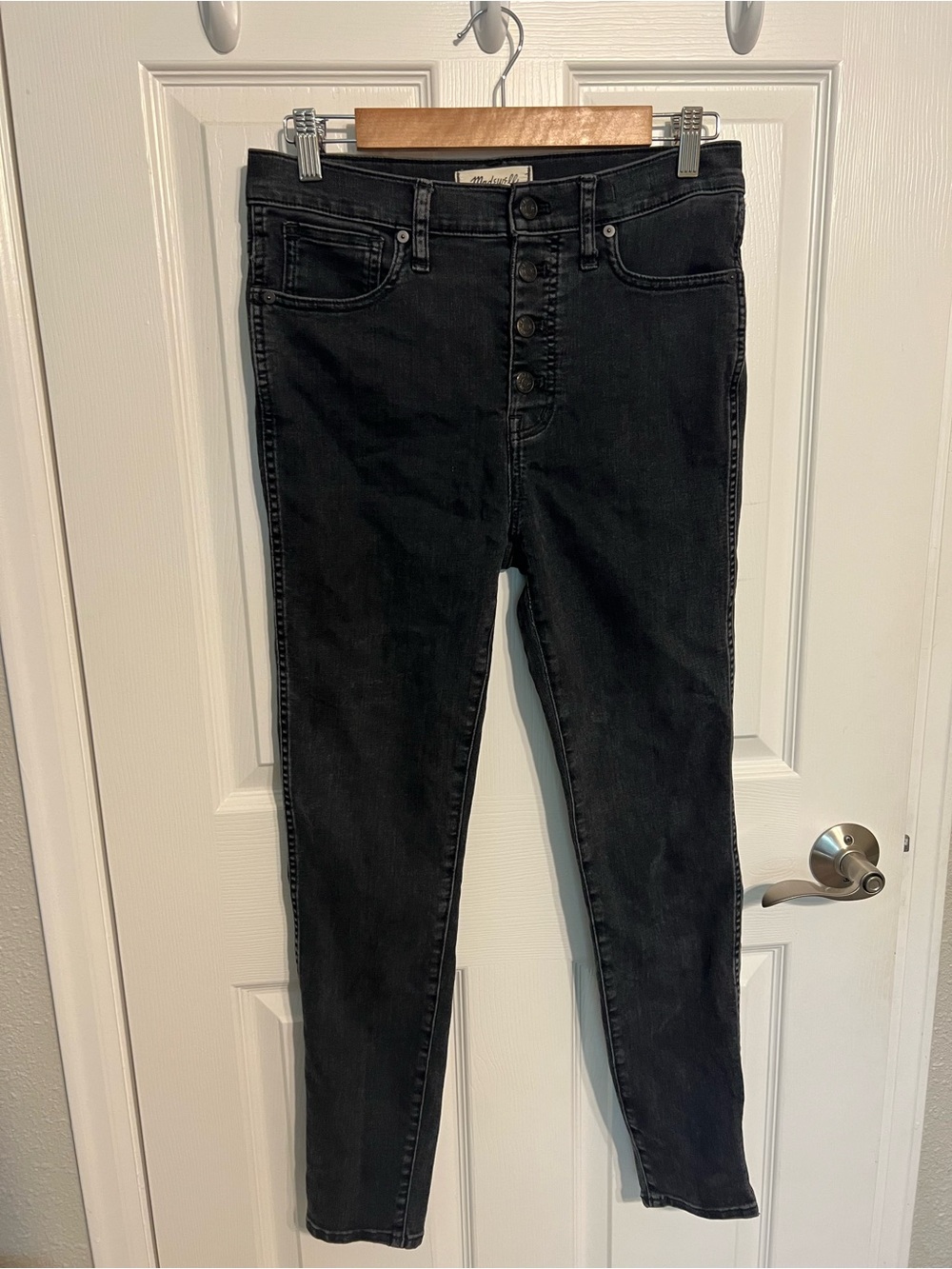 Madewell High-Rise Women’s Black Skinny Jeans - size 29